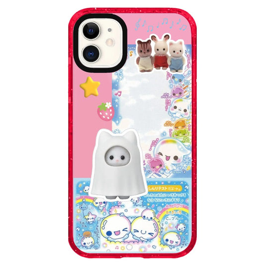 Ghost Kitty Cloud_iPhone Clear Impact Case Limited  [1483941]