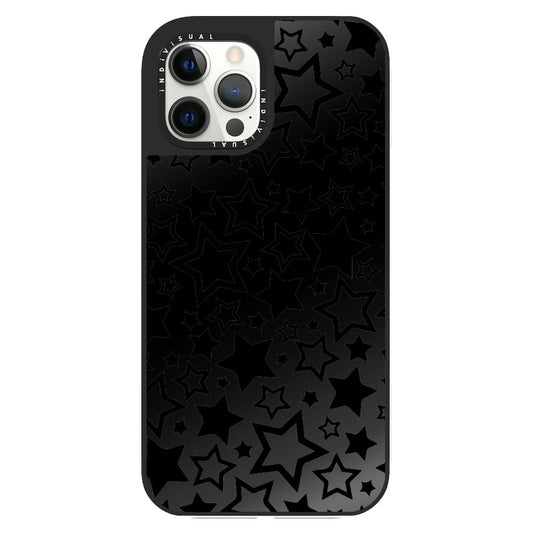 Star Girl Aesthetic Black Stars_Clear Impact Phone Case [1463396]