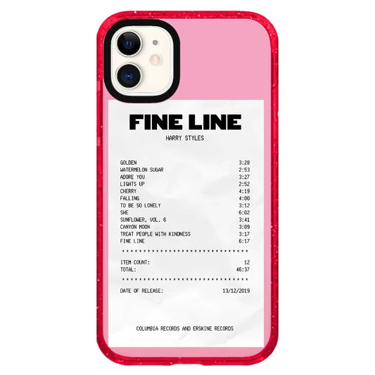 Harry Fine Line Receipt Phone Case_iPhone Clear Impact Case Limited  [1505124]