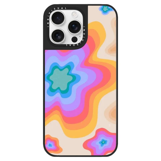 Gradient Colorful Flowers Phone Case_Clear Impact Phone Case [1448094]