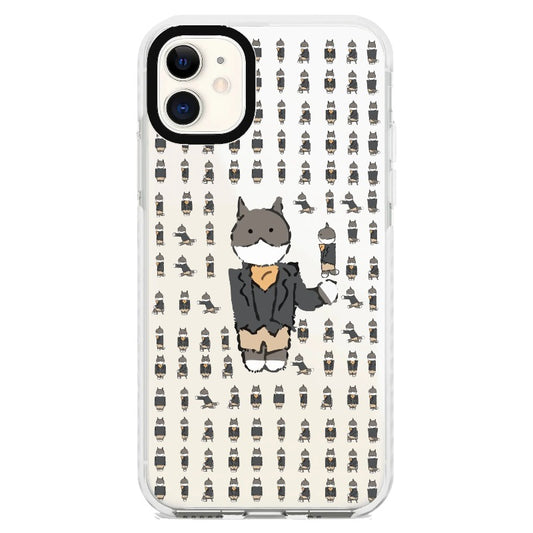 Trendy Cat_iPhone Clear Impact Case [1614308]