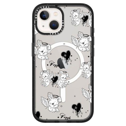 Bunny Angel and Black Heart_ iPhone Ultra-MagSafe Case [1502841]