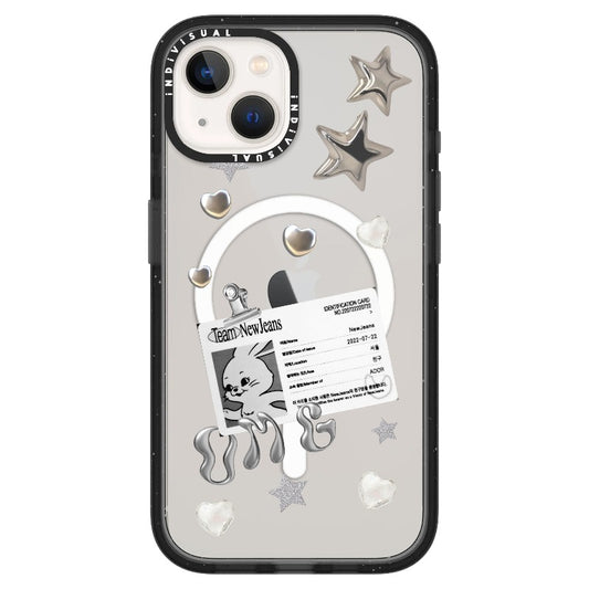 New Jeans Bunny ID Card OMG Black and White Phone Case_ iPhone Ultra-MagSafe Case [1336981]