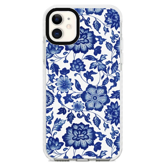 Classy China Blue and White Porcelain Phone Case_iPhone Clear Impact Case [1463402]