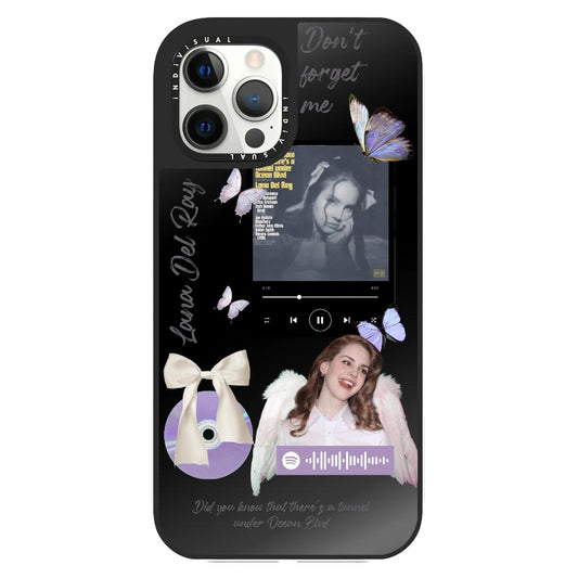 Lana Del Rey A&W Inspired Purple Theme Phone Case_Clear Impact Phone Case [1474742]