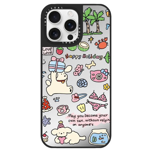 Holiday Puppy Cartoon_Clear Impact Phone Case [1593110]