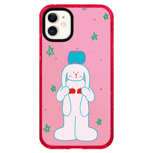 Rabbit and Blue Apple_iPhone Clear Impact Case Limited  [1503091]