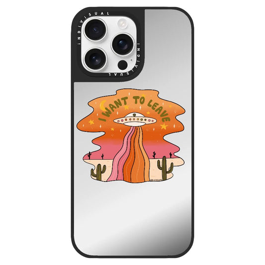 Print I Want to Leave_Clear Impact Phone Case [1523883]