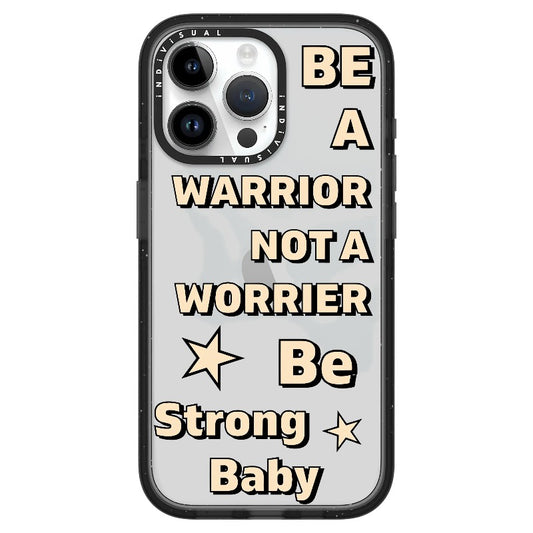 "Be a Warrior Not a Worrier"_iPhone Ultra-Impact Case [1503009]