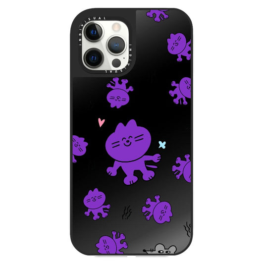 Purple Kitty Love_Clear Impact Phone Case [1614216]