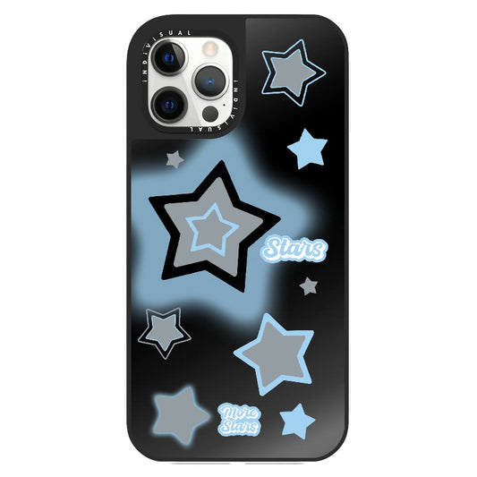 Blue and White Stars_Clear Impact Phone Case [1502830]