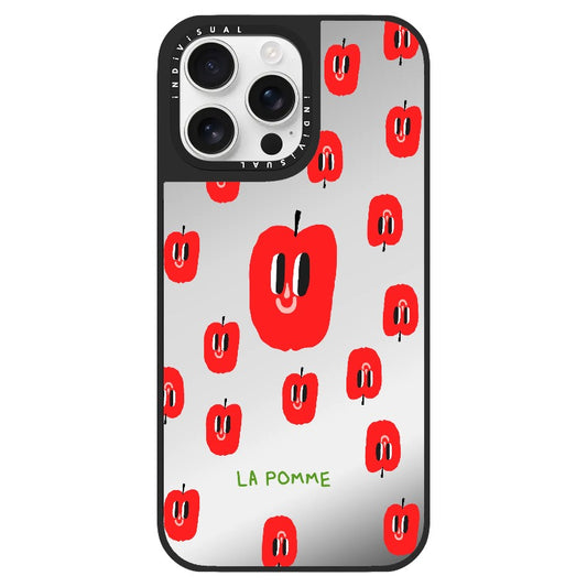 "Le Pomme" Apple Illustration Phone Case_Clear Impact Phone Case [1445108]