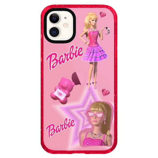 Barbie Inspired Pink Theme Phone Case_iPhone Clear Impact Case Limited  [934175]