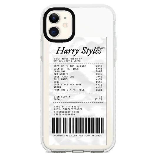 Harry's First Album Receipt Phone Case_iPhone Clear Impact Case [1505126]