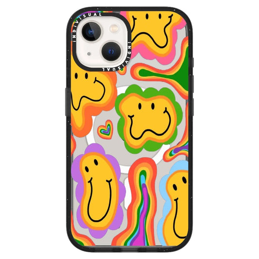 Smiley Face and Rainbow Heart_ iPhone Ultra-MagSafe Case [1459675]