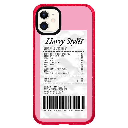 Harry's First Album Receipt Phone Case_iPhone Clear Impact Case Limited  [1505126]