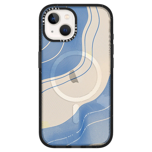 Gold and Blue Waves_ iPhone Ultra-MagSafe Case [1503035]