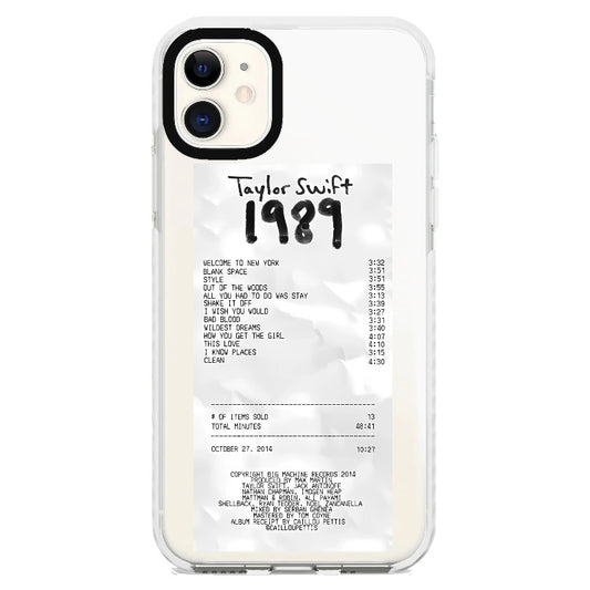 T.S 1989 Receipt Phone Case_iPhone Clear Impact Case [1505119]