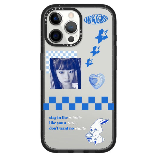 New Jeans Hanni Inspired Blue Phone Case_iPhone Ultra-Impact Case [1257461]