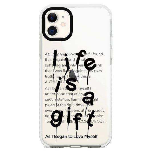 "Life is a Gift"_iPhone Clear Impact Case [1507537]