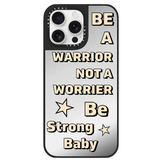 "Be a Warrior Not a Worrier"_Clear Impact Phone Case [1503009]