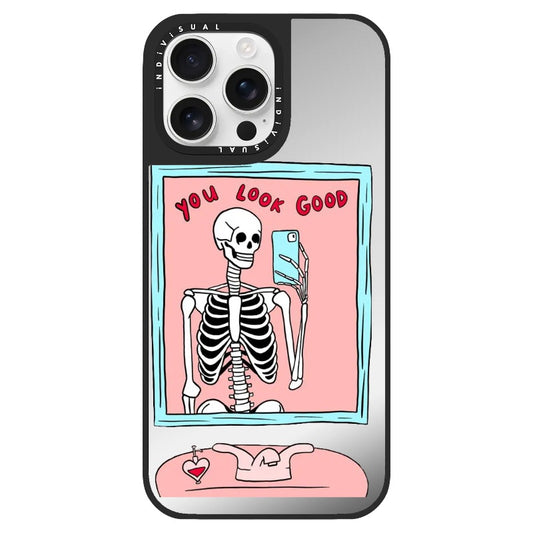 Skeleton Selfie Phone Meme Case_Clear Impact Phone Case [1462248]