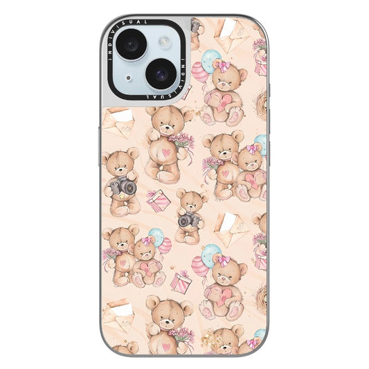 Teddy Bear Photographer_Clear Impact Phone Case [1531299]