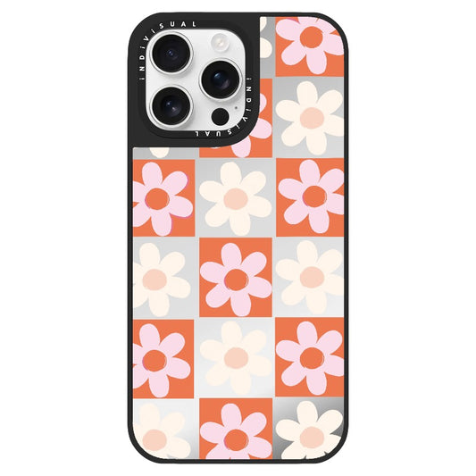 Cute Orange Floral Pattern Phone Case_Clear Impact Phone Case [1515105]