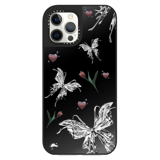 3D Style Butterlies and Hearts Phone Case_Clear Impact Phone Case [1446930]