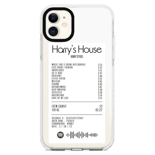 Harry's House Receipt_iPhone Clear Impact Case [1505113]