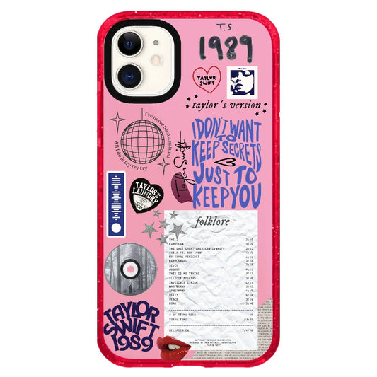 T.S 1989 EP Theme Phone Case_iPhone Clear Impact Case Limited  [67490]