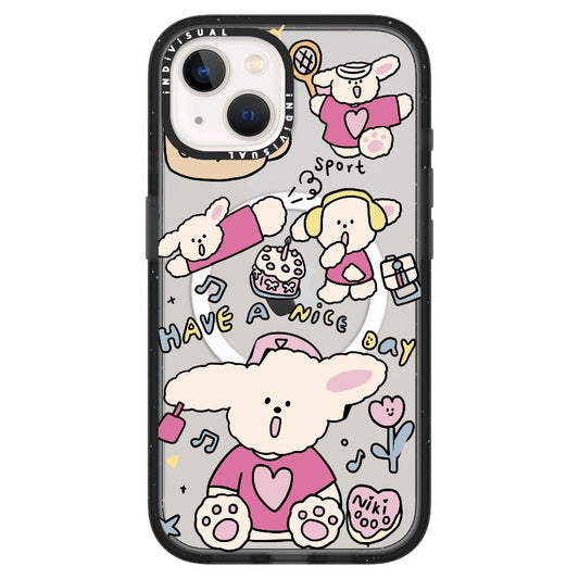 "Have a Nice Day" Pink Puppy Phone Case_ iPhone Ultra-MagSafe Case [1502107]