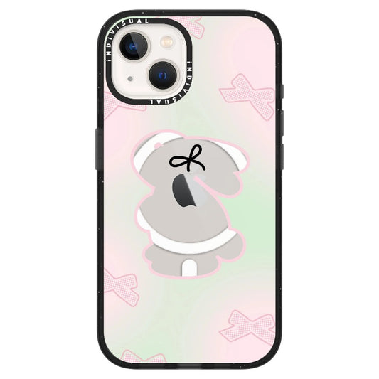 Rabbit and Bow Pink and Green_ iPhone Ultra-MagSafe Case [1502818]