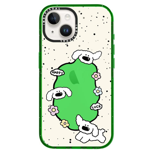 Happy White Puppy_iPhone Ultra-Impact Case [1503081]