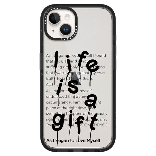 "Life is a Gift"_Clear Impact Phone Case [1507537]