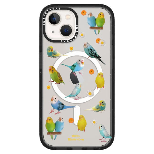 Love Birds Illustration Phone Case_ iPhone Ultra-MagSafe Case [1446996]