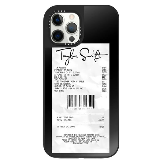 T.S Debut Receipt Phone Case_Clear Impact Phone Case [1505136]