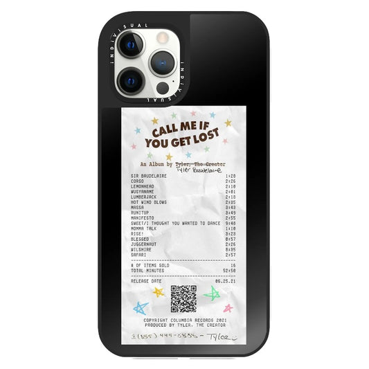 Call Me If You Get Lost Receipt Style Phone Case_Clear Impact Phone Case [1515562]