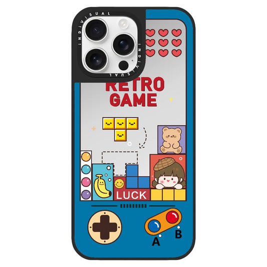 Vintage Game Tris Inspired Cartoon Phone Case_Clear Impact Phone Case [1594647]