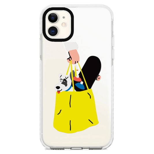 Skatrboard Doggie_iPhone Clear Impact Case [1490566]