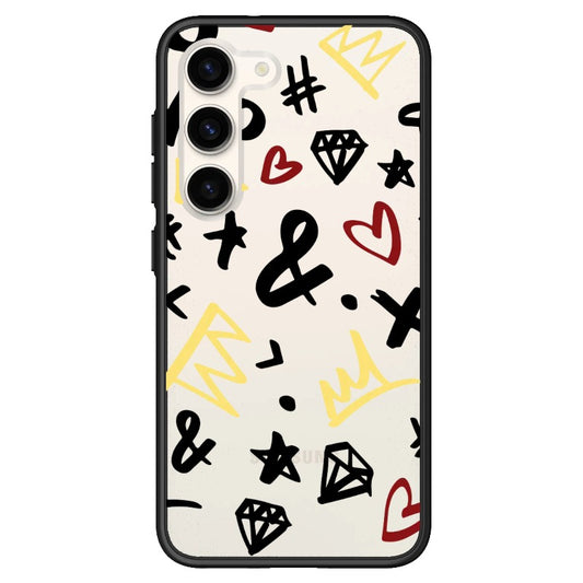 Graffiti Style Symbols Phone Case_Samsung Z Flip [1475971]