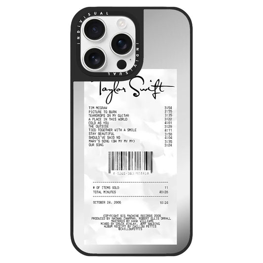 T.S Debut Receipt Phone Case_Clear Impact Phone Case [1505136]