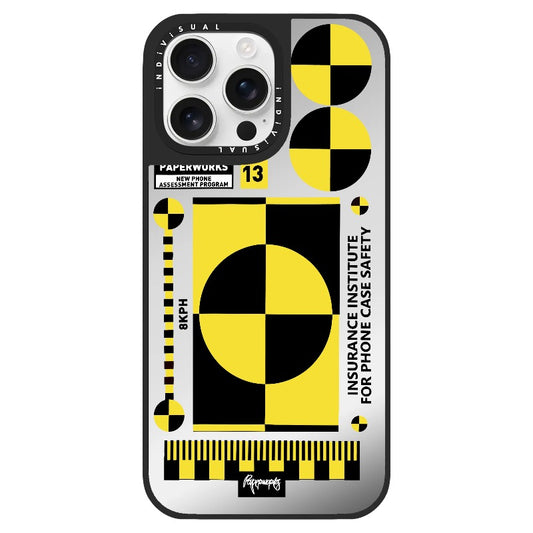 Yellow and Black Geometric Art Phone Case_Clear Impact Phone Case [1505108]