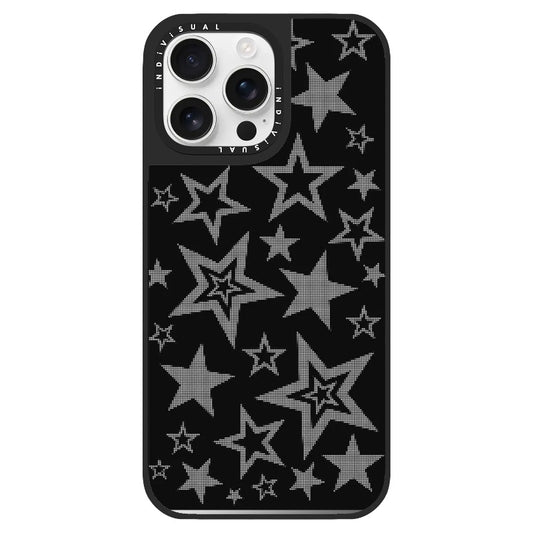 Black and Sliver Star Girl Y2K Phone Case_Clear Impact Phone Case [1530593]