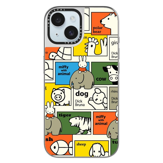 Vintage Miffy and Animals Phone Case_Clear Impact Phone Case [1584415]