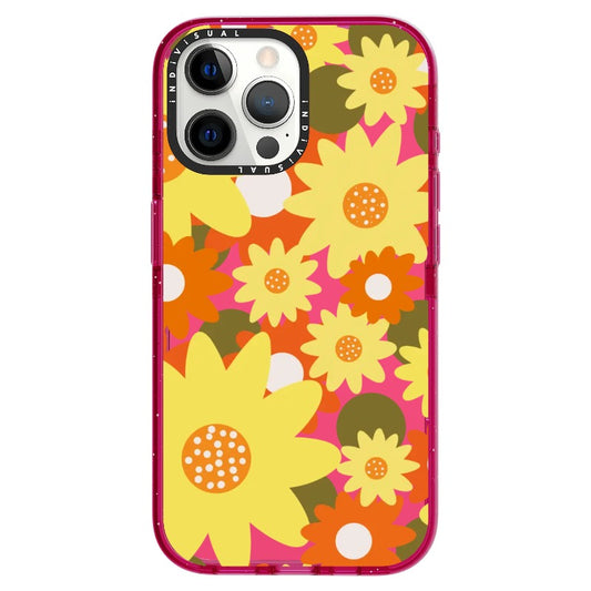 Yellow Floral Pattern Phone Case 7_iPhone Ultra-Impact Case [1499279]