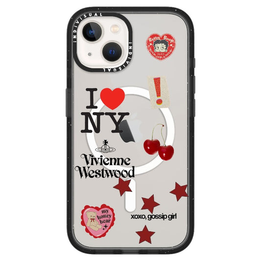 Red NYC case | ‘Downtown girl’ _ iPhone Ultra-MagSafe Case [1213559]