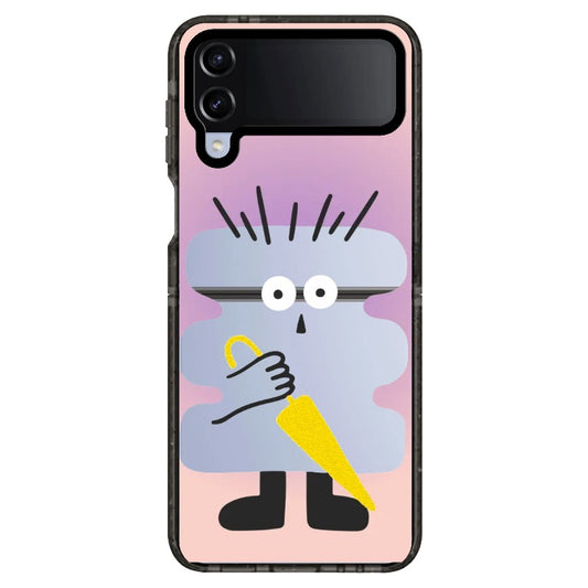 Purple Monster and Umbrella Phone Case_Samsung Z Flip [1459653]