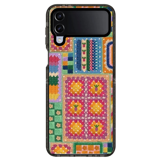 Fabric Art Crochet Style Phone Case_Samsung Z Flip [1444125]