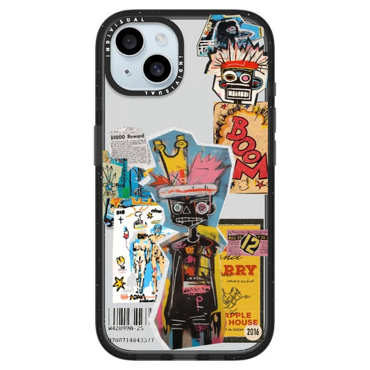 AI Generated Basquiat Inspired Collage Phone Case_iPhone Ultra-Impact Case [1446183]